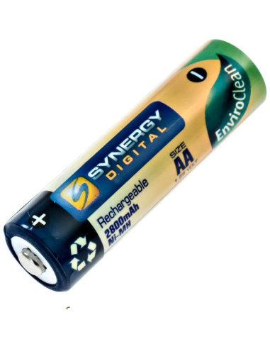 Baterías Recargables AA Ni-MH Synergy Digital 2800mAh 72 Unidades