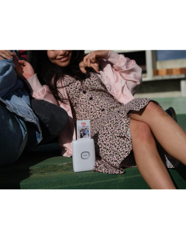 Impresora Fujifilm Instax Mini Link 2 Arcilla Blanca + Películas