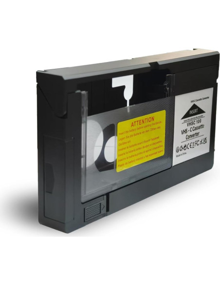 Adaptador de casete VHS-C BECOBLDF motorizado con limpieza Adaptador de casete VHS-C BECOBLDF motorizado con limpieza