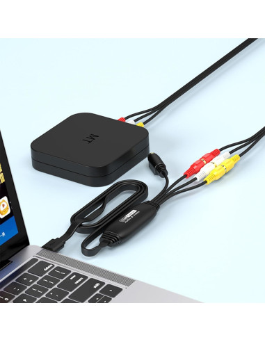 Tarjeta de Captura de Video USB 1080p LIRAMARK RCA a Digital