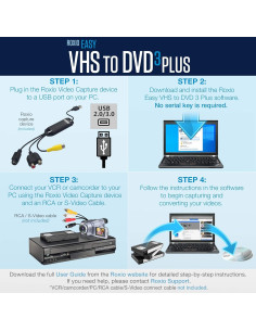 Roxio Easy VHS a DVD 3 Plus - Conversor de VHS a DVD Windows 2
