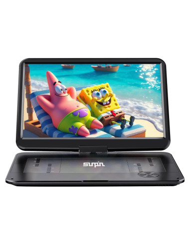 Reproductor de DVD Portátil SUNPIN 15.6" HD Batería 6h