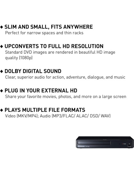 Reproductor Blu Ray Panasonic DMP-BD84P-K Full HD Negro Reproductor Blu Ray Panasonic DMP-BD84P-K Full HD Negro