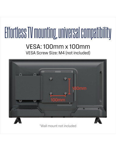 Televisor LED Westinghouse 24" HD 720p con DVD Integrado