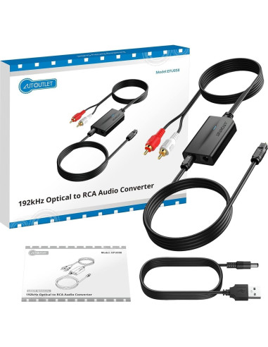 Convertidor de Audio Digital a Analógico AUTOUTLET DAC 192kHz