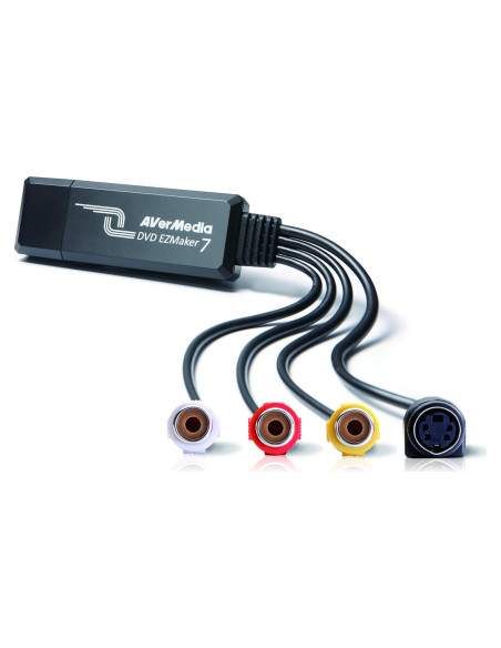 Tarjeta de Captura AVerMedia EZMaker 7 USB - Digitaliza VHS a DVD Tarjeta de Captura AVerMedia EZMaker 7 USB - Digitaliza VHS a DVD