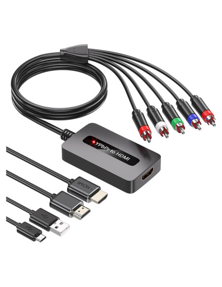 Convertidor de Componente Macho a HDMI 1080P Meng Meng Convertidor de Componente Macho a HDMI 1080P Meng Meng