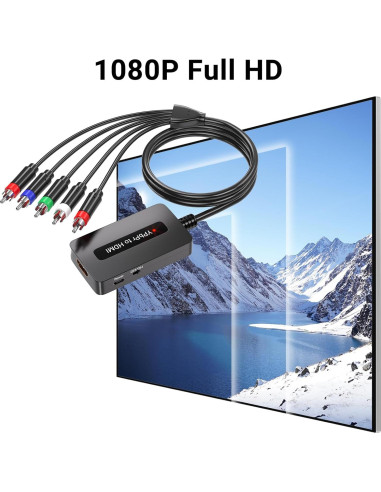 Convertidor de Componente Macho a HDMI 1080P Meng Meng