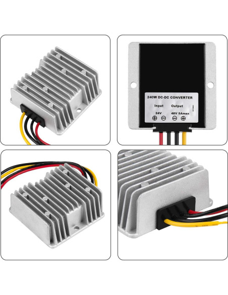 Convertidor de Voltaje DC 24V a 48V 5A SUPERNIGHT 240W Convertidor de Voltaje DC 24V a 48V 5A SUPERNIGHT 240W