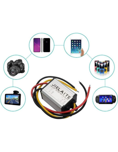 Convertidor Buck DC a DC 12V a 3.3V 3A a prueba de agua Convertidor Buck DC a DC 12V a 3.3V 3A a prueba de agua