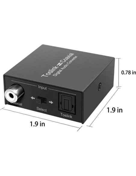 Adaptador de Audio Digital Coaxial Laboen TD-opticalcoaxial Adaptador de Audio Digital Coaxial Laboen TD-opticalcoaxial
