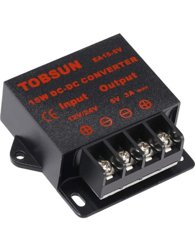 Convertidor Regulador de Voltaje DC 12V/24V a 5V 3A 15W XingHua