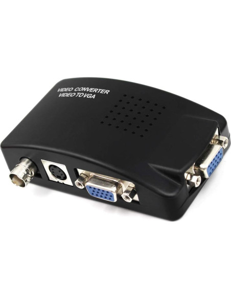 Convertidor de Video BNC a VGA HDSUNWSTD 1920x1080 Portátil Convertidor de Video BNC a VGA HDSUNWSTD 1920x1080 Portátil