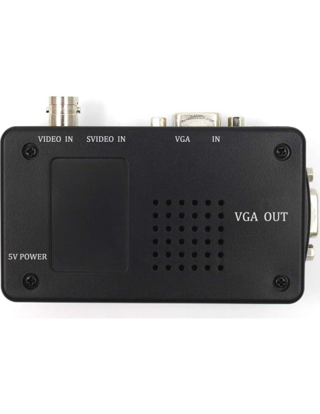 Convertidor de Video BNC a VGA HDSUNWSTD 1920x1080 Portátil Convertidor de Video BNC a VGA HDSUNWSTD 1920x1080 Portátil