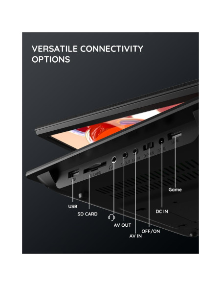 Reproductor de DVD Portátil BOIFUN BFN-142 14.1" HD Negro Reproductor de DVD Portátil BOIFUN BFN-142 14.1" HD Negro