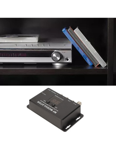 Modulador RF ASHATA AV a TV UHF, Soporta PAL NTSC