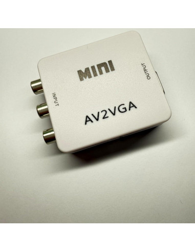 Adaptador RCA AV a VGA 480P YDDMYO - Convertidor de Video