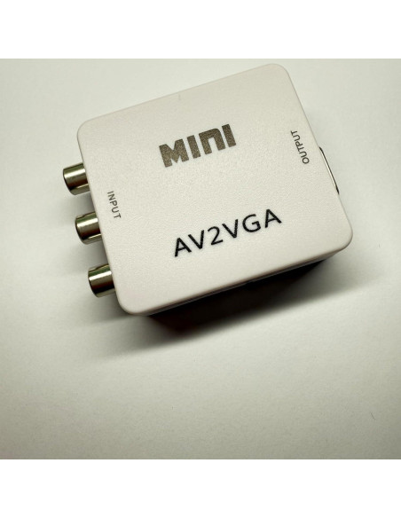 Adaptador RCA AV a VGA 480P YDDMYO - Convertidor de Video Adaptador RCA AV a VGA 480P YDDMYO - Convertidor de Video
