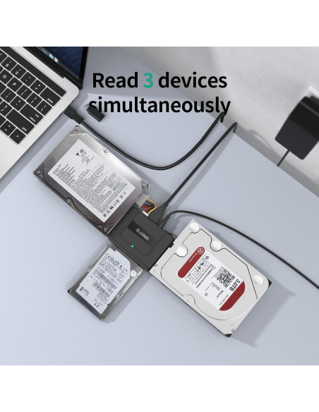 Convertidor USB 3.0 a IDE SATA SUIDEK - Lector HDD/SSD 2.5"/3.5" Convertidor USB 3.0 a IDE SATA SUIDEK - Lector HDD/SSD 2.5"/3.5"