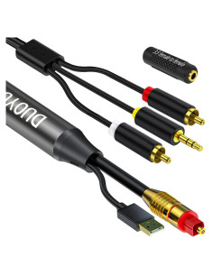 Cable Convertidor de Audio Digital a Analógico 5.03m DUOYUTING
