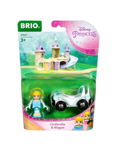 Tren de Juguete BRIO Princesa Disney Cenicienta 2 Piezas Tren de Juguete BRIO Princesa Disney Cenicienta 2 Piezas