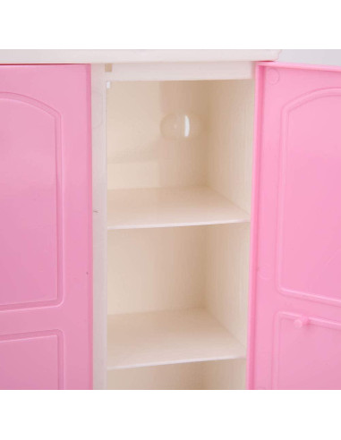 Armario de Muñecas Barbie 3 Puertas Ecológico 26x20x7cm