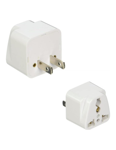 Adaptador de Enchufe de Viaje Universal VizGiz 2 Pack US/EU/UK/AU Adaptador de Enchufe de Viaje Universal VizGiz 2 Pack US/EU/UK/AU