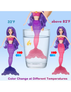 Muñeca Sirena BETTINA con Cola que Cambia de Color 2