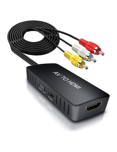 Convertidor HDMI a RCA Sartyee 1080P para TV antigua