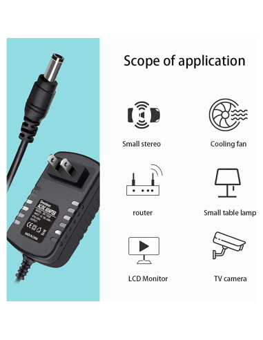 Adaptador AC-DC Dysead para Reproductores DVD Audiovox