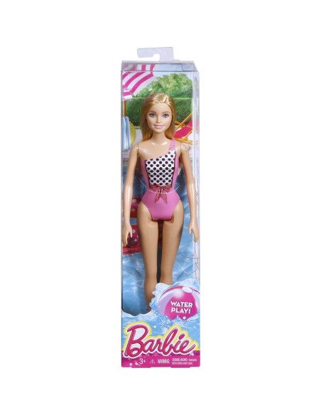 Muñeca Barbie Playa Mattel Traje de Baño 1 Pieza Muñeca Barbie Playa Mattel Traje de Baño 1 Pieza