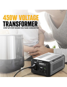 Transformador de Voltaje KRIGER ULT450 450W 110/220V 2