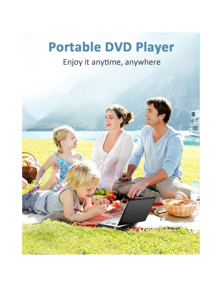 Reproductor de DVD Portátil Arafuna 10.5" HD para Coche Reproductor de DVD Portátil Arafuna 10.5" HD para Coche