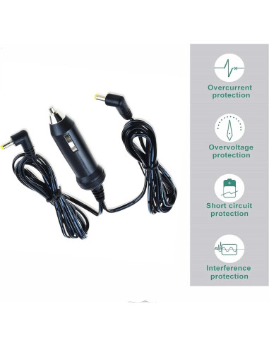 Adaptador de salida doble para coche Dysead compatible con Akai AKPDVD902