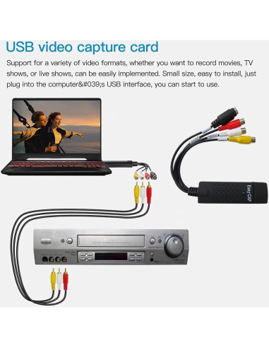 Adaptador Captura Digital de Video y Audio USB 2.0 WELURE