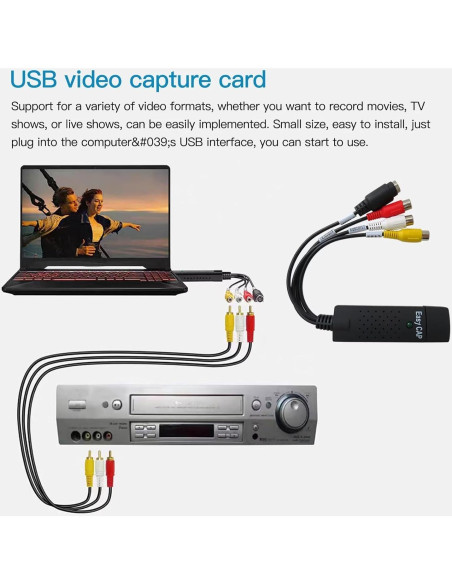 Adaptador Captura Digital de Video y Audio USB 2.0 WELURE Adaptador Captura Digital de Video y Audio USB 2.0 WELURE