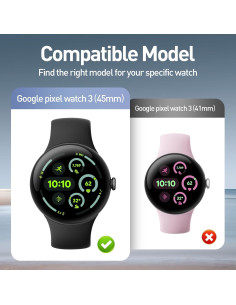 Funda Protectora Suoman para Google Pixel Watch 3 45mm - 4-Pack 2