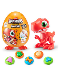 Smashers Junior Dino Dig Huevo Raptor 500g Juguete 3+