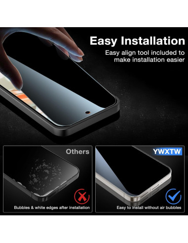 Protector de Pantalla Privado YWXTW para Google Pixel 9 Pro XL