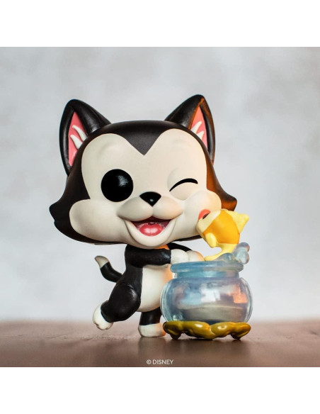 Figurita Pop! Disney Pinocho Figaro y Cleo 9.53 cm Figurita Pop! Disney Pinocho Figaro y Cleo 9.53 cm