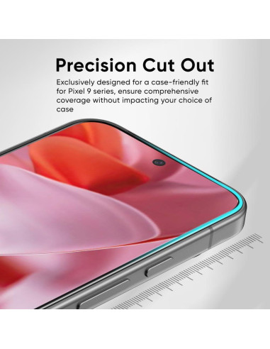 Protector de Pantalla FLOLAB para Google Pixel 9 - Vidrio Templado 2 Paquetes