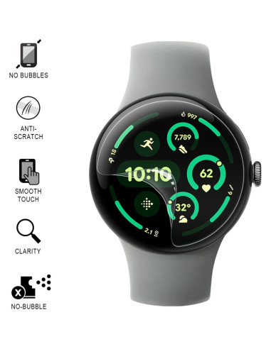 Paquete de 6 protectores de pantalla SPGUARD para Pixel Watch 3 45mm