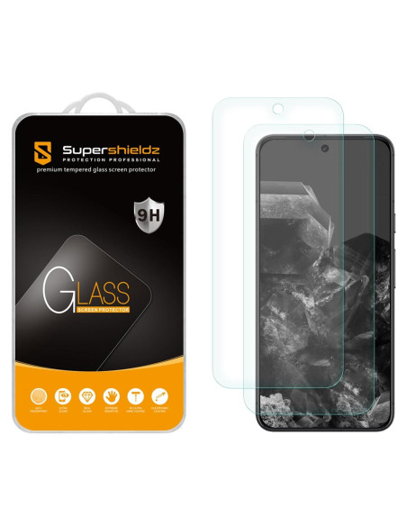 Protector de Pantalla Vidrio Templado Supershieldz para Google Pixel 9 Pro - 2 Unidades Protector de Pantalla Vidrio Templado Supershieldz para Google Pixel 9 Pro - 2 Unidades