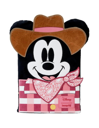 Diario de Peluche Mickey Western Loungefly 16.8x2.5x21.6cm