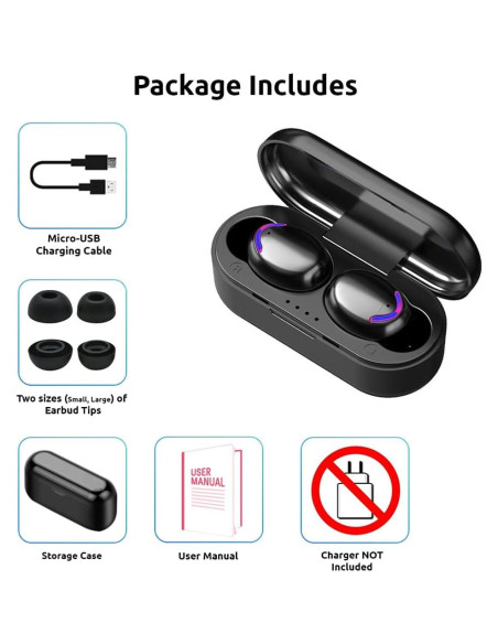 Auriculares Inalámbricos F9 Mini Bluetooth 5.3 IPX7 para Google Pixel Auriculares Inalámbricos F9 Mini Bluetooth 5.3 IPX7 para Google Pixel