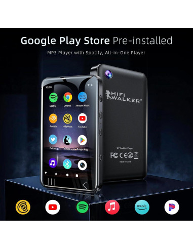 Reproductor MP3 HIFI WALKER G7 144GB Bluetooth WiFi 4"