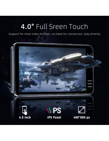 Reproductor MP3 HIFI WALKER G7 144GB Bluetooth WiFi 4"