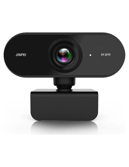Cámara Web 2K QHD Jinpei JW-01B-2K con Micrófono Integrado Cámara Web 2K QHD Jinpei JW-01B-2K con Micrófono Integrado