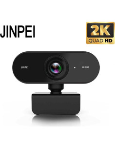 Cámara Web 2K QHD Jinpei JW-01B-2K con Micrófono Integrado 2