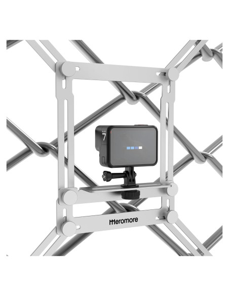 Montaje de Cerca de Aluminio Meromore para GoPro y Teléfonos Montaje de Cerca de Aluminio Meromore para GoPro y Teléfonos